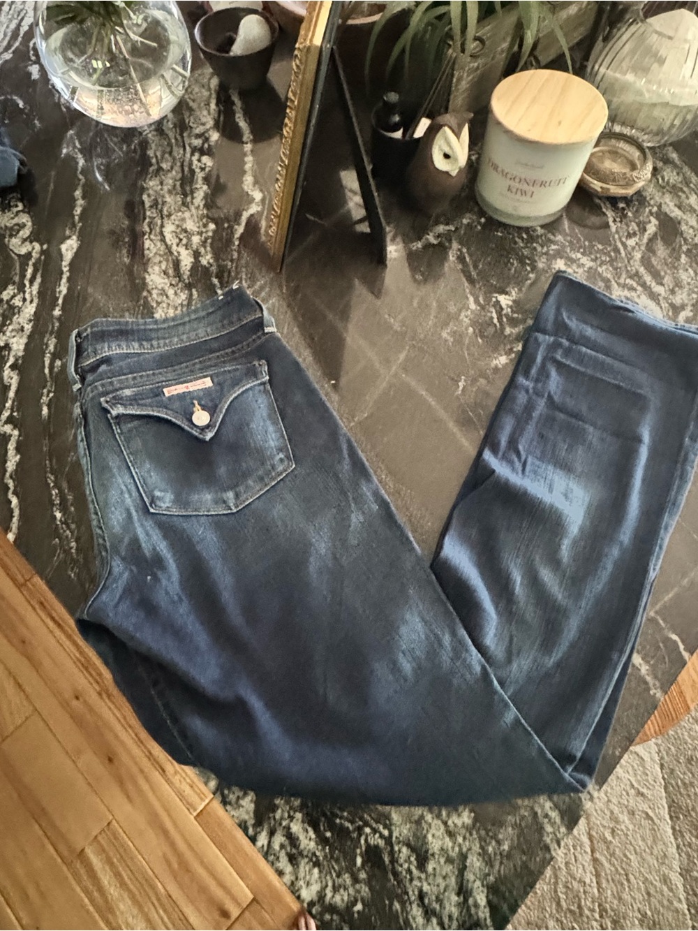Hudson Bootcut Dark Blue Stretch Jeans